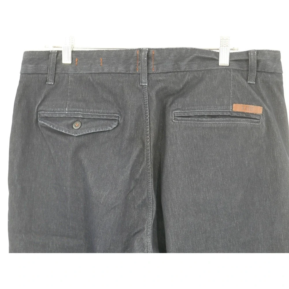 KATO The Axe Slim Chino Pants Navy Denim Stretch Men's 36x33 Made In USA